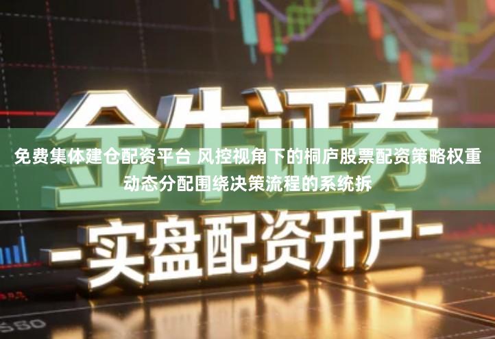 免费集体建仓配资平台 风控视角下的桐庐股票配资策略权重动态分配围绕决策流程的系统拆